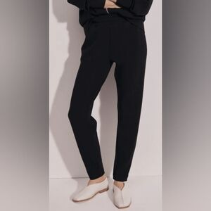 Varley The Slim Zip Hem Pant 29.5" Black NWT Sz L